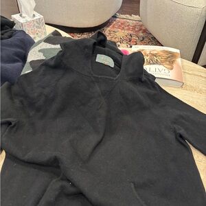 Wyse London Classic Black Turtleneck Sweater